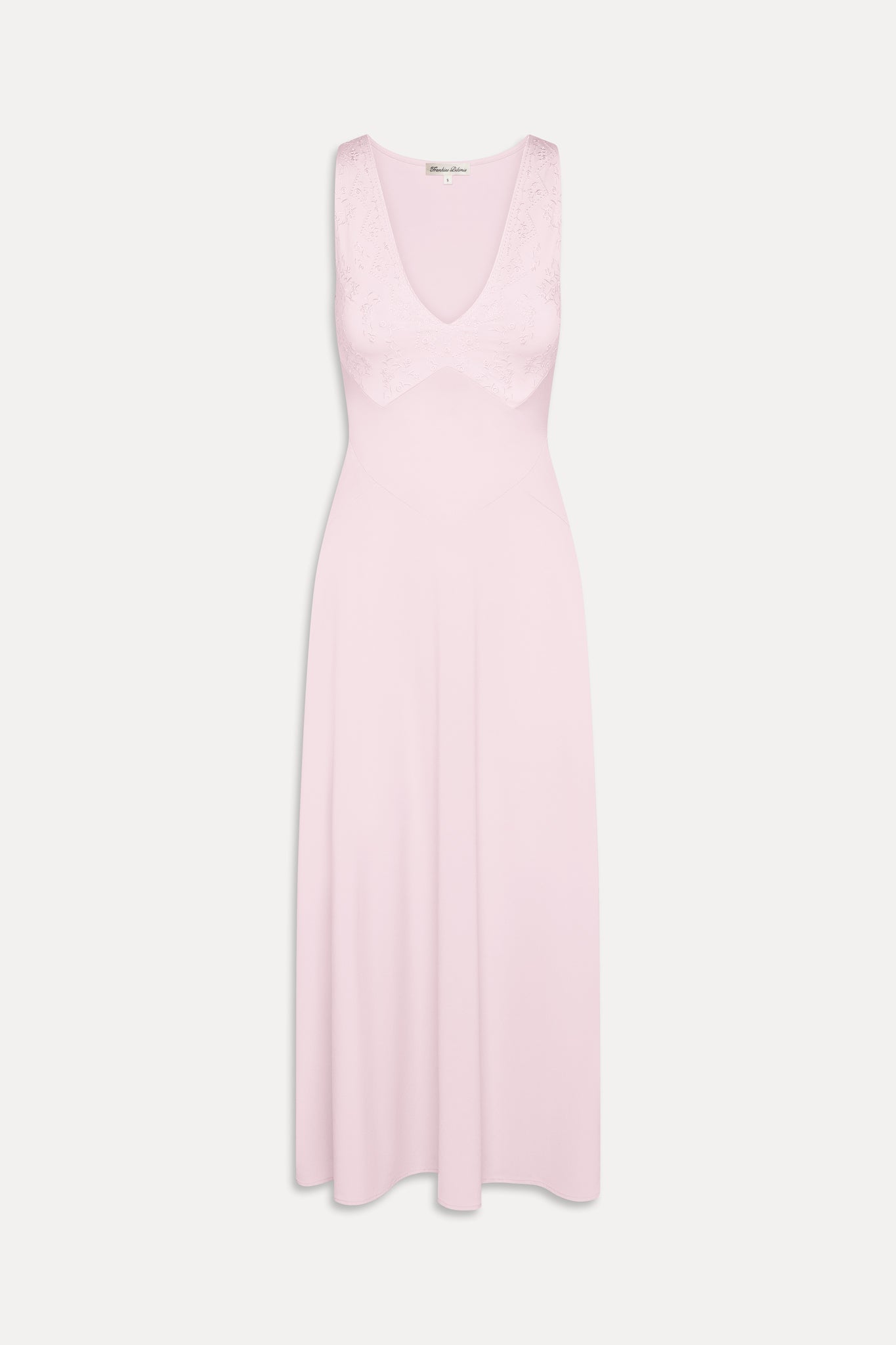 Eva Embroidered Maxi Dress - Ballerina