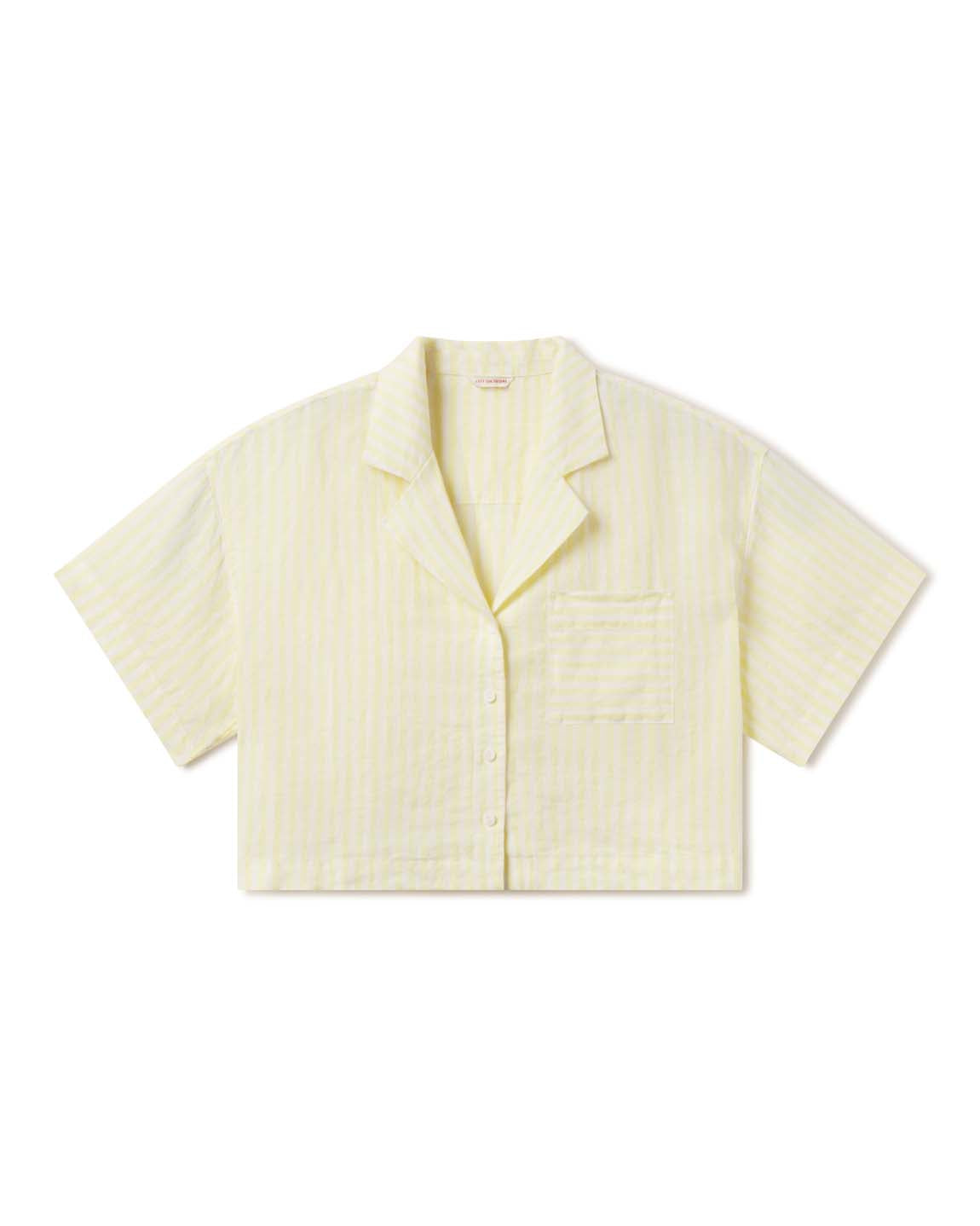Leisure Shirt - Bungalow Stripe: Melt / Coconut